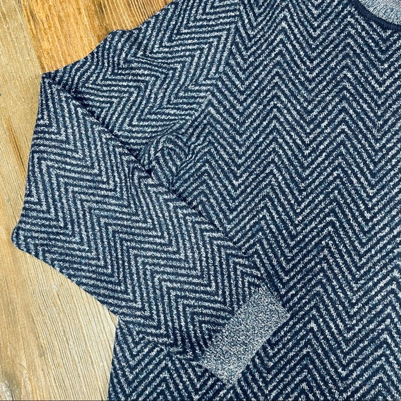 Ted Baker Herringbone Men’s Uncle Knitted Crewneck Sweater Size 5 ~ L (US) - Picture 5 of 10